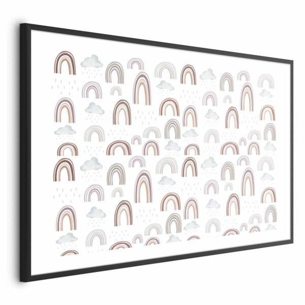 Plakat Tęcza po deszczu 30x21 cm 588749