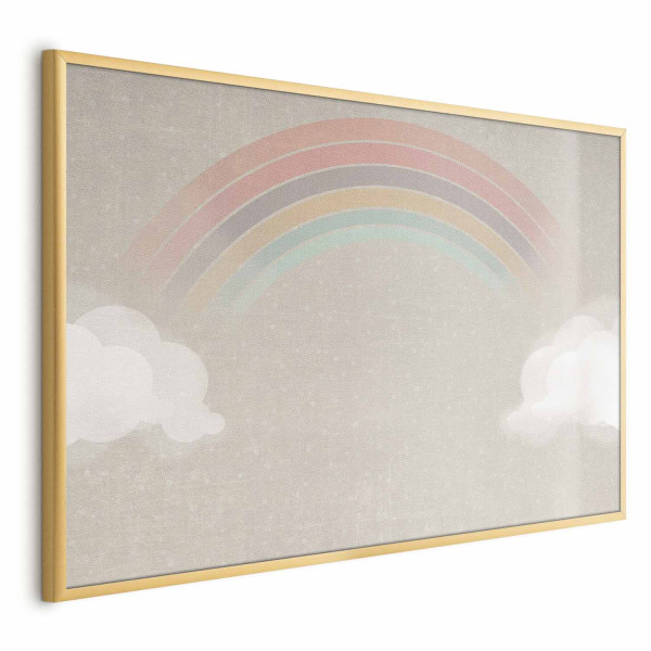 Plakat Tęcza w deszczu 42x29,7 cm 584520