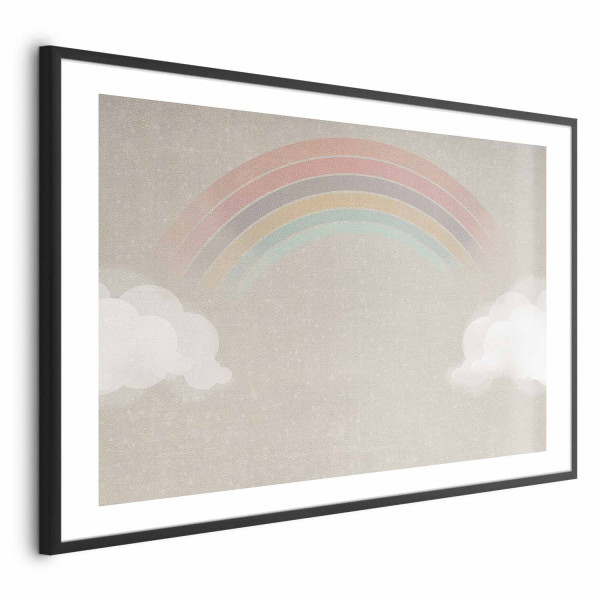 Plakat Tęcza w deszczu 42x29,7 cm 583050