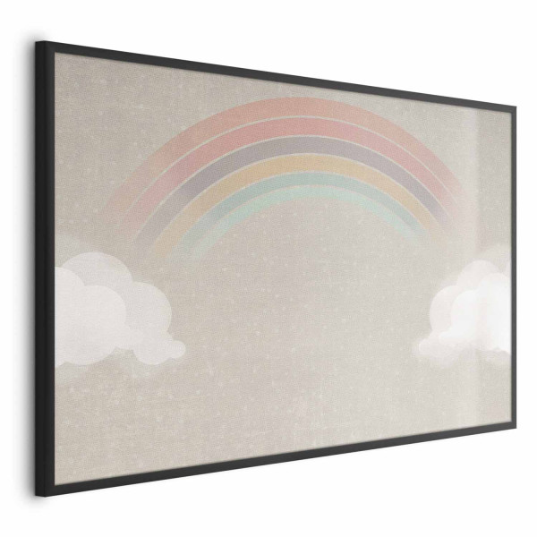 Plakat Tęcza w deszczu 60x40 cm 583276
