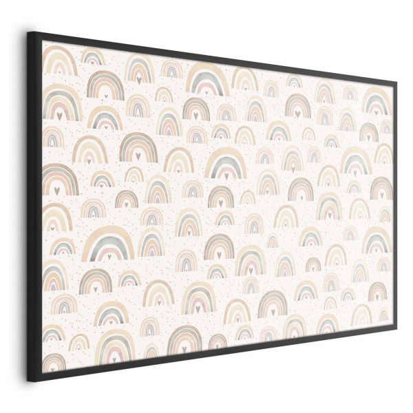 Plakat Tęcze i serca 60x40 cm 582530
