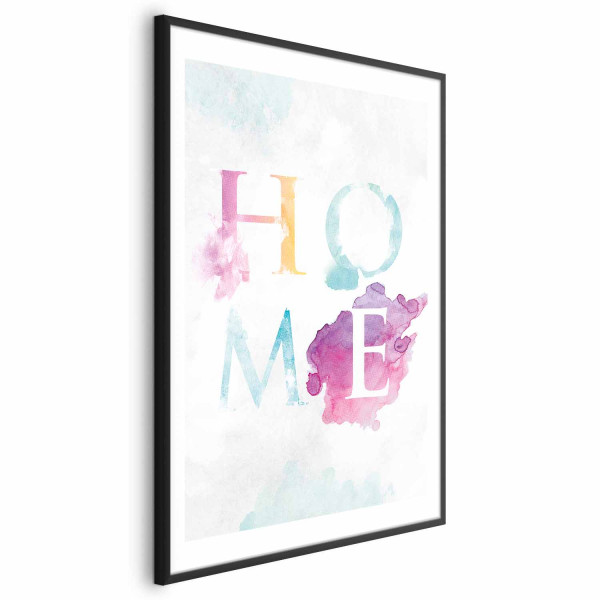 Plakat Tęczowe home 21x30 cm 577518