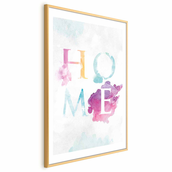 Plakat Tęczowe home 21x30 cm 588471