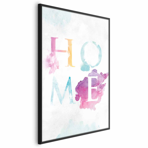 Plakat Tęczowe home 21x30 cm 577378