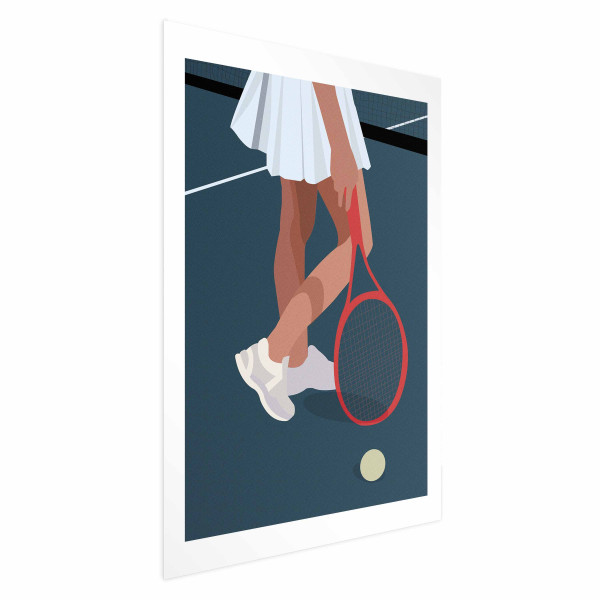 Plakat Tenisistka 40x60 cm 589144