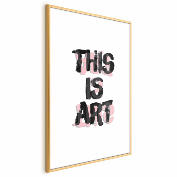 Plakat This Is Art 21x30 cm 578834