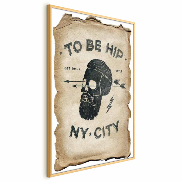 Plakat To be hip 21x30 cm 579282