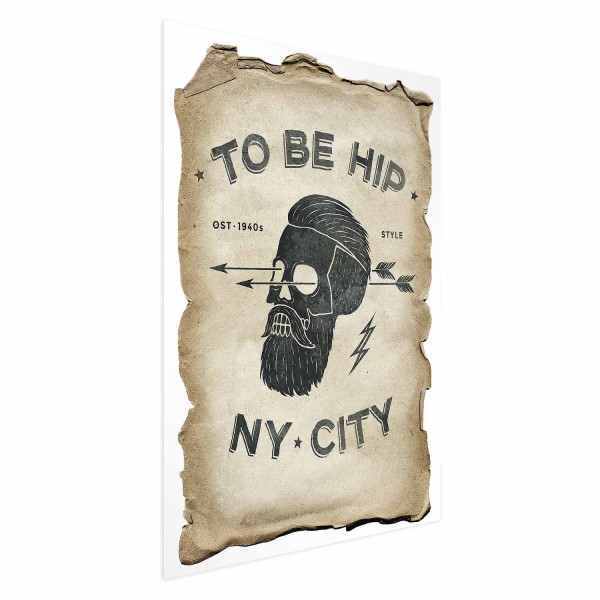 Plakat To be hip 21x30 cm 578875