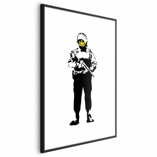 Plakat Uśmiechnięty policjant 29,7x42 cm 582842