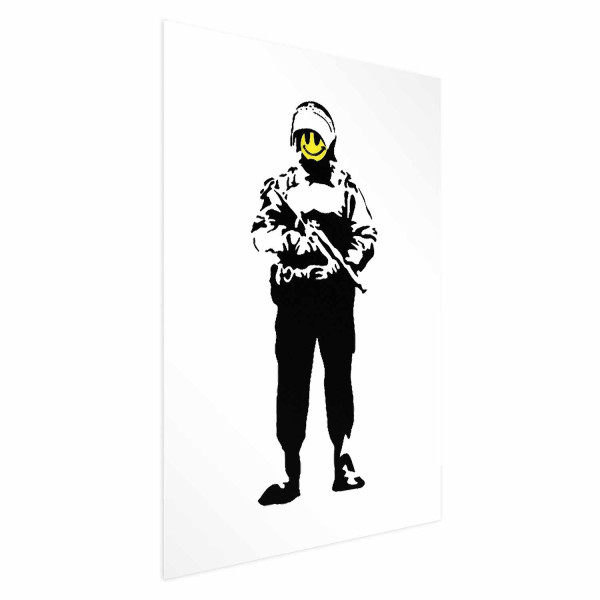 Plakat Uśmiechnięty policjant 60x90 cm 579552