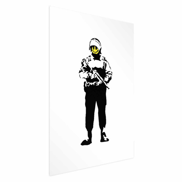Plakat Uśmiechnięty policjant 60x90 cm 578244