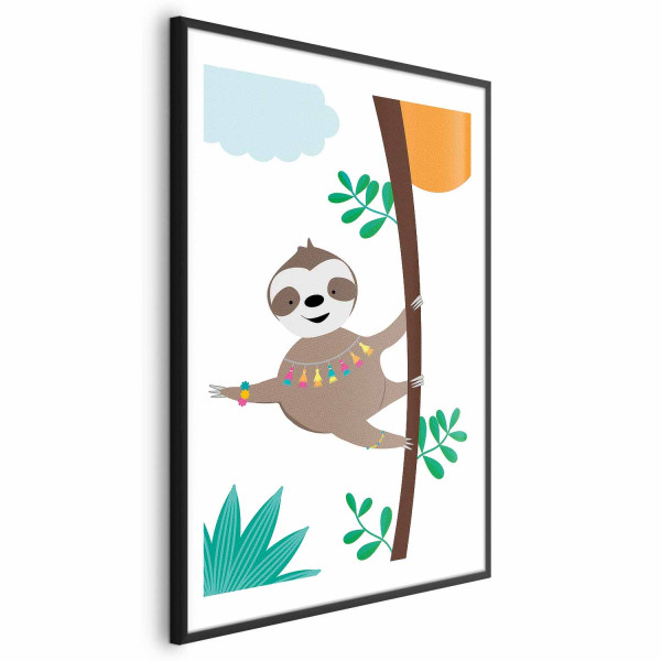 Plakat Wesoły leniwiec 29,7x42 cm 577999