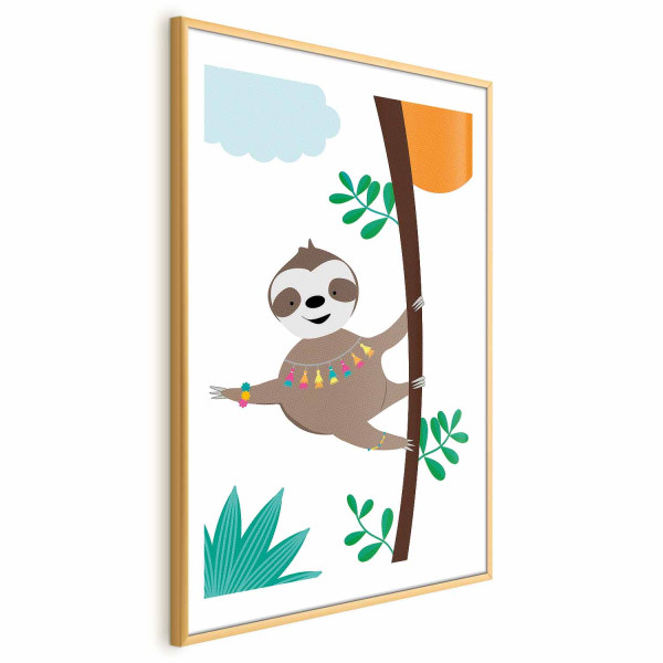Plakat Wesoły leniwiec 60x90 cm 585139