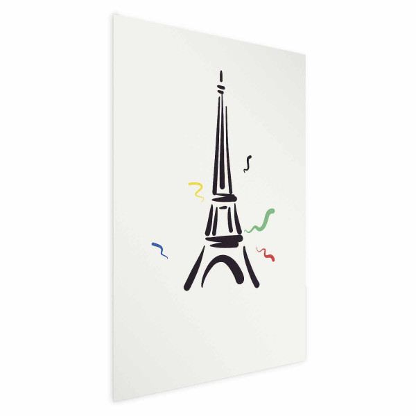 Plakat Wieża Eiffla 40x60 cm 582634