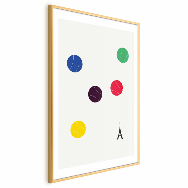 Plakat Wieża Eiffla i tenis 29,7x42 cm 577928