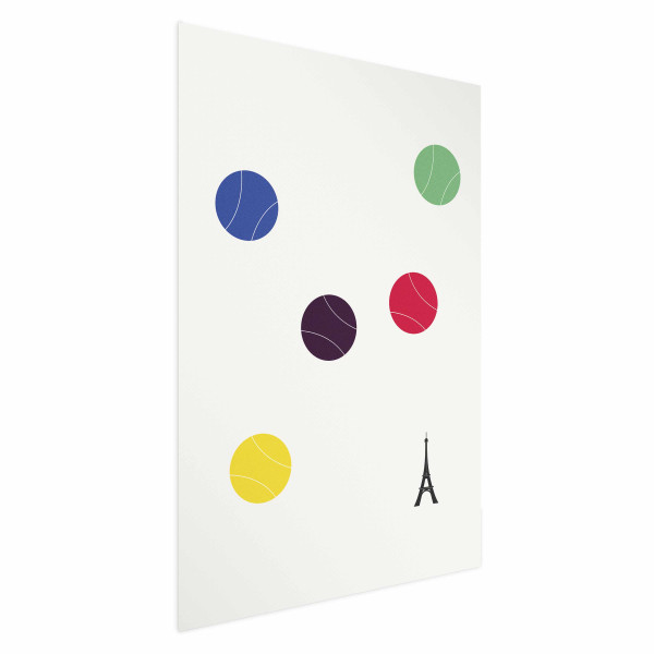 Plakat Wieża Eiffla i tenis 40x60 cm 585311