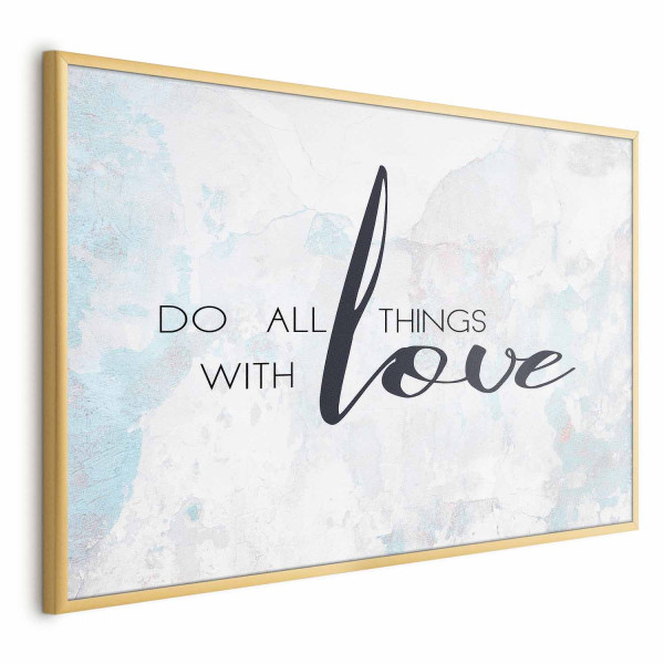 Plakat With love 60x40 cm 588033