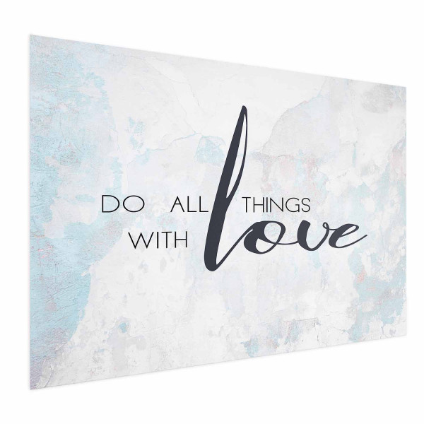 Plakat With love 60x40 cm 589121