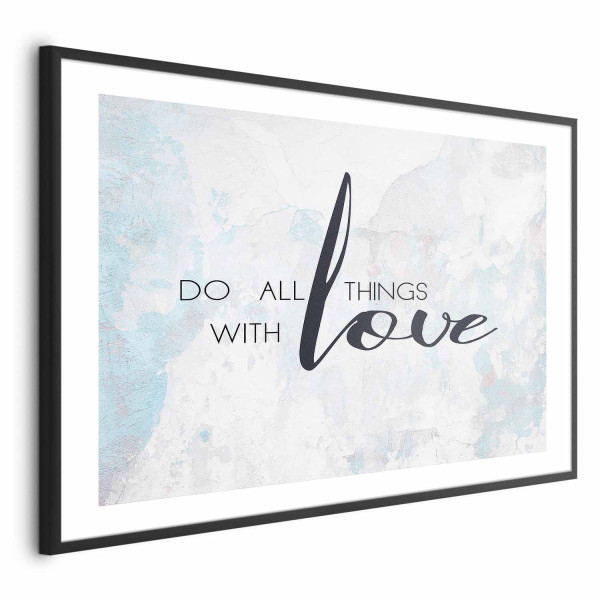 Plakat With love 90x60 cm 584940