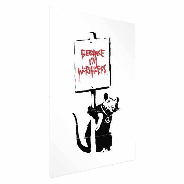 Plakat Worthless 29,7x42 cm 582492