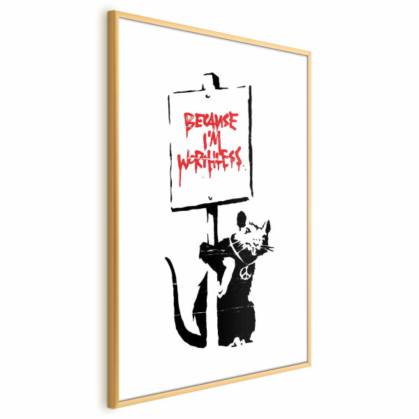 Plakat Worthless 60x90 cm 585889