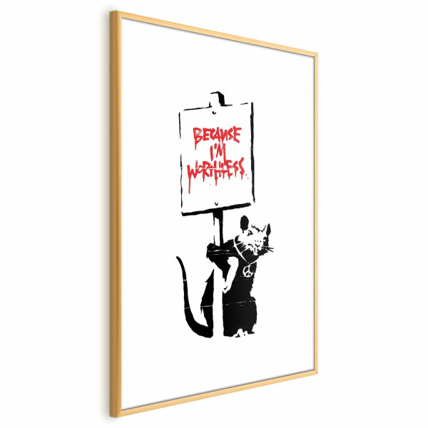 Plakat Worthless 60x90 cm 587310