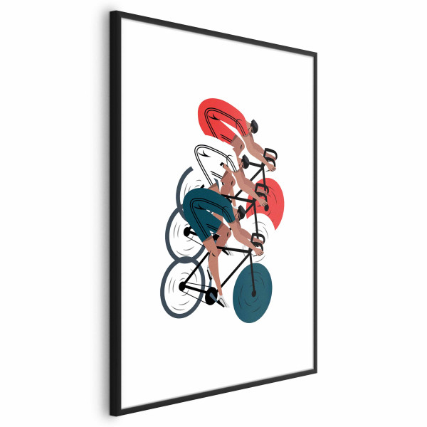 Plakat Wyścig kolarski 21x30 cm 582429