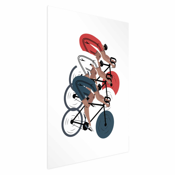 Plakat Wyścig kolarski 60x90 cm 587499