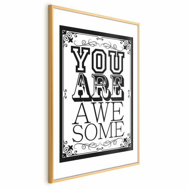 Plakat You are awesome 29,7x42 cm 578211