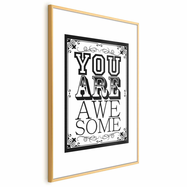 Plakat You are awesome 40x60 cm 585154