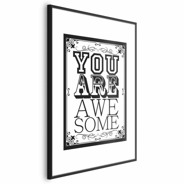 Plakat You are awesome 60x90 cm 578869