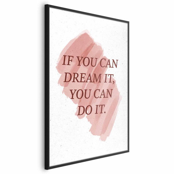 Plakat You Can Do It 21x30 cm 579127