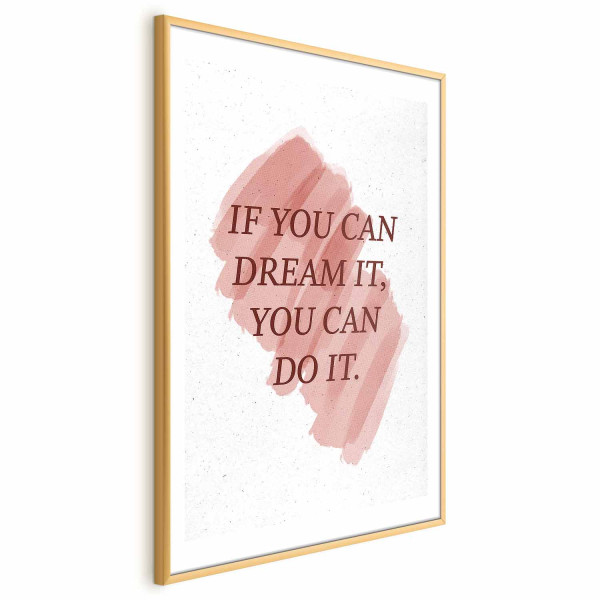 Plakat You Can Do It 60x90 cm 582149