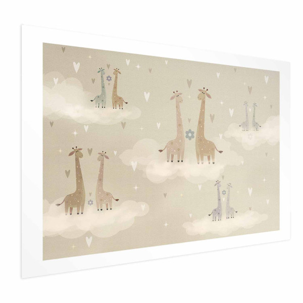 Plakat Zakochane żyrafy 60x40 cm 583801