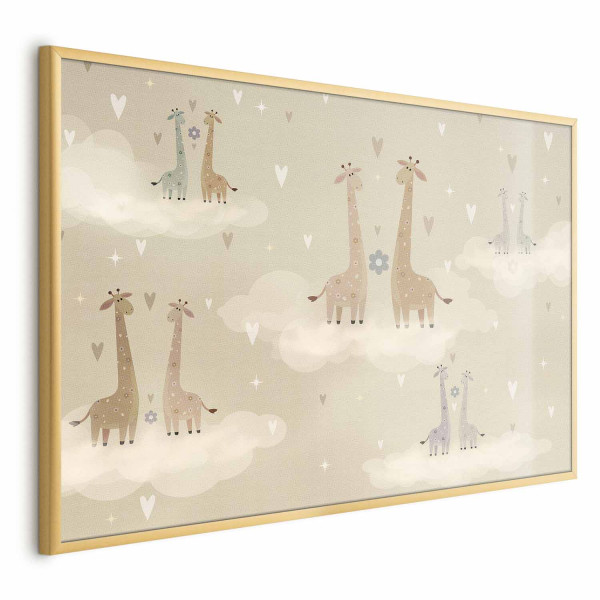 Plakat Zakochane żyrafy 60x40 cm 588316