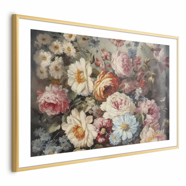 Plakat Zapach ogrodowych kwiatów 42x29,7 cm 578316