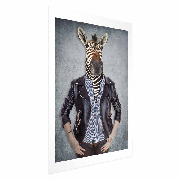 Plakat Zebra Ewa 40x60 cm 585969