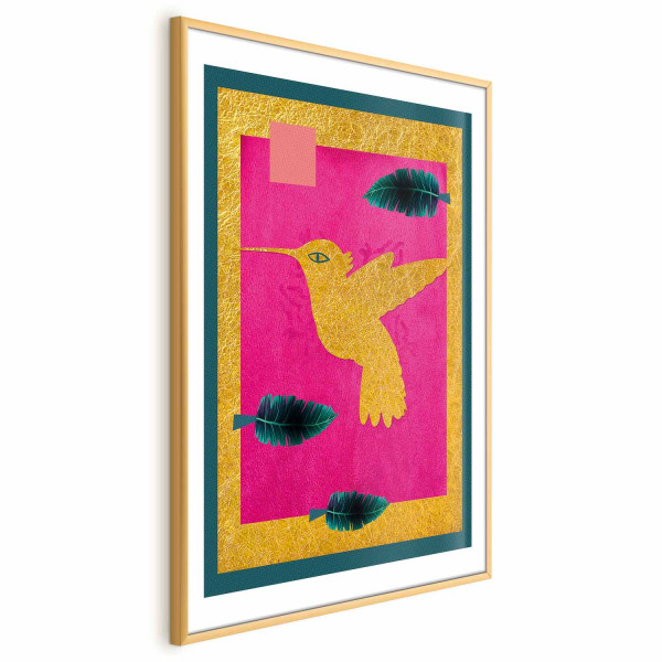 Plakat Złoty koliber 40x60 cm 579329