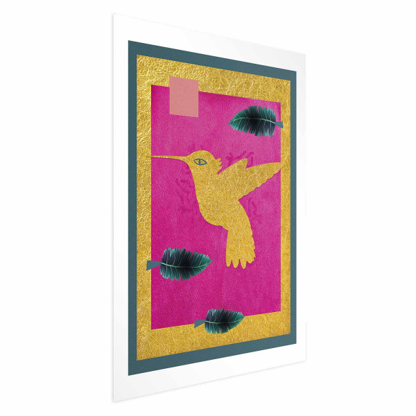 Plakat Złoty koliber 60x90 cm 588353