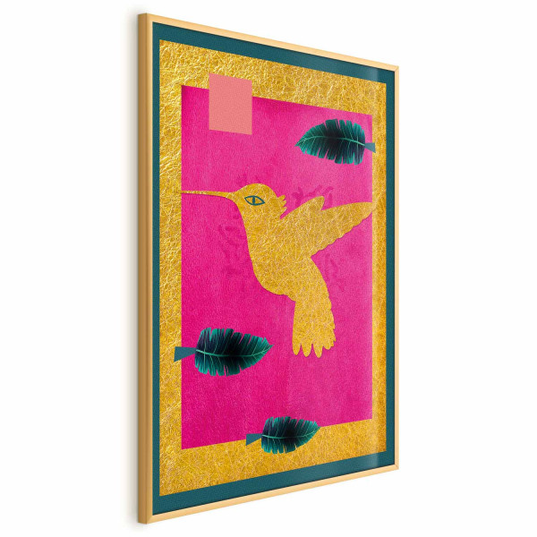 Plakat Złoty koliber 60x90 cm 578586