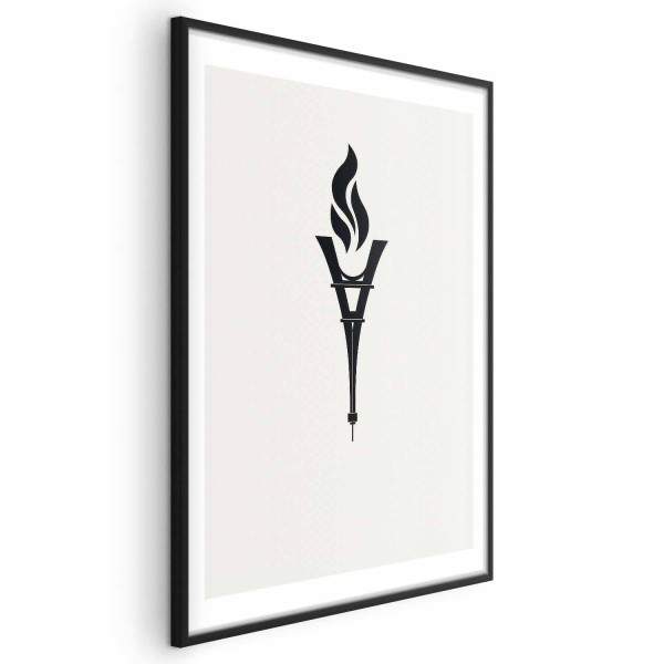 Plakat Znicz olimpijski 21x30 cm 582993