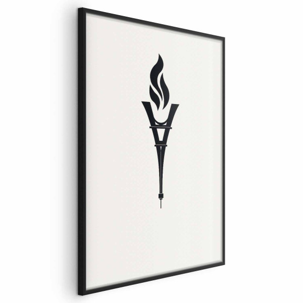 Plakat Znicz olimpijski 29,7x42 cm 581698
