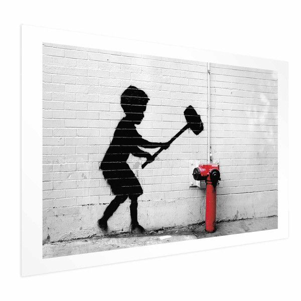 Plakat Zniszczyć hydrant 42x29,7 cm 589082