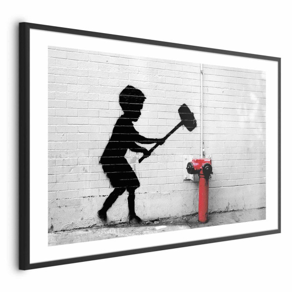Plakat Zniszczyć hydrant 90x60 cm 588708