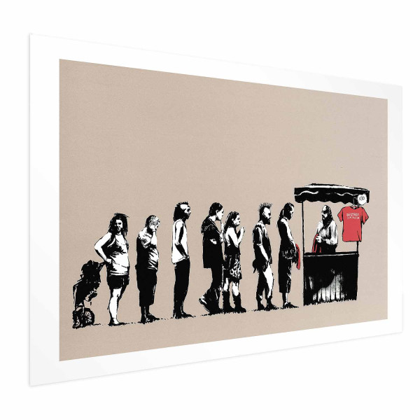 Plakat Zniszczyć kapitalizm 30x21 cm 584702