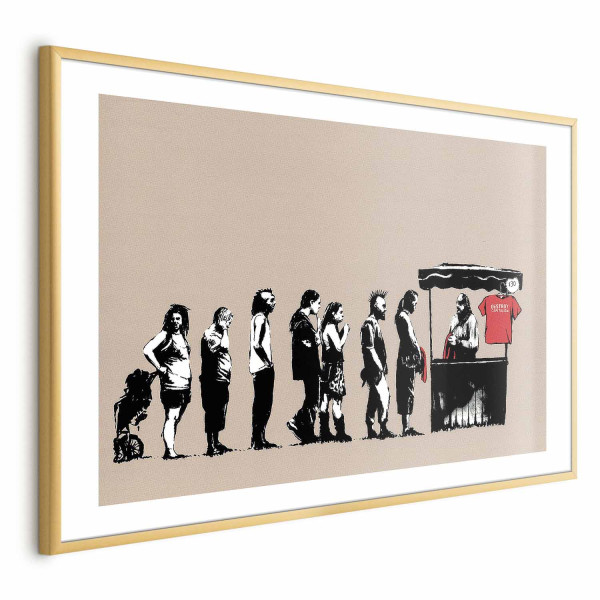 Plakat Zniszczyć kapitalizm 30x21 cm 588421