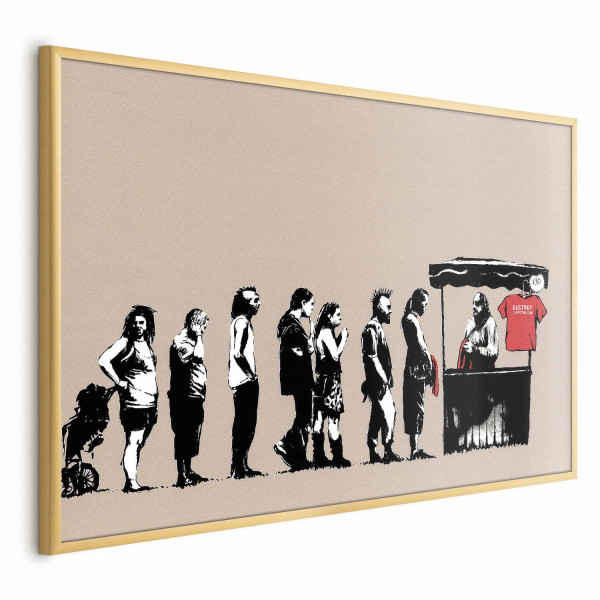 Plakat Zniszczyć kapitalizm 90x60 cm 589105