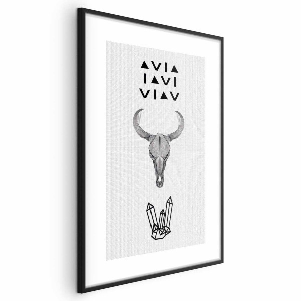 Plakat Zwierzęca czaszka 40x60 cm 591268