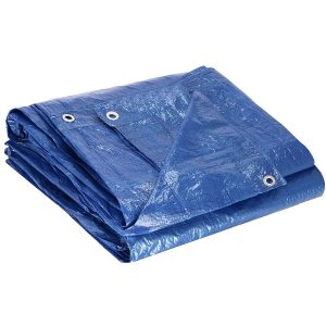 Plandeka 3x4cm 60g/m2 gruba płachta ochronna niebieska 573835 Plandeka 3x4cm 60g/m2 gruba płachta ochronna niebieska 573835