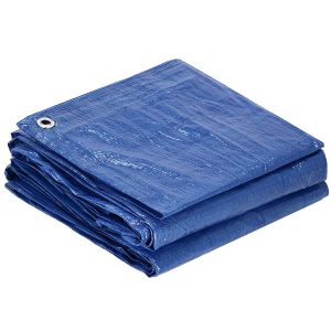 Plandeka 4×6 m 60g/m2 gruba płachta ochronna niebieska 455206 Plandeka 4×6 m 60g/m2 gruba płachta ochronna niebieska 455206